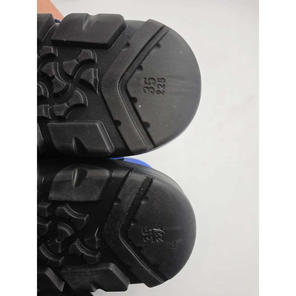 Birkenstock Mogami Kids Sandals — Ultrablue & Black Size Size 35